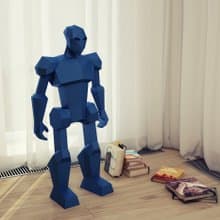 Papercraft Robot, 3D paper craft, DIY paper sculpture, DIGITAL TEMPLATE