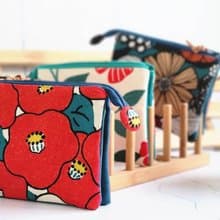 椿花五層包 日本棉布製作  收納  母親節 生日交換禮物