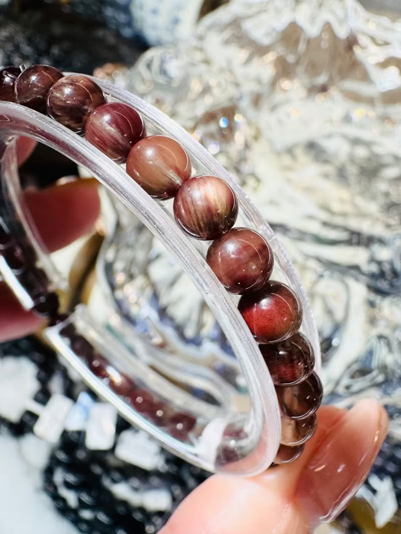 精品安德森長石水晶5.5mm大地木植色提高洞悉力開發潛能力