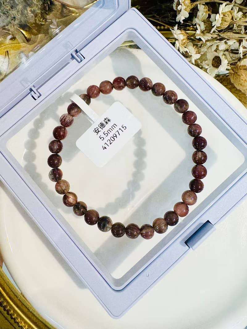 精品安德森長石水晶5.5mm大地木植色提高洞悉力開發潛能力