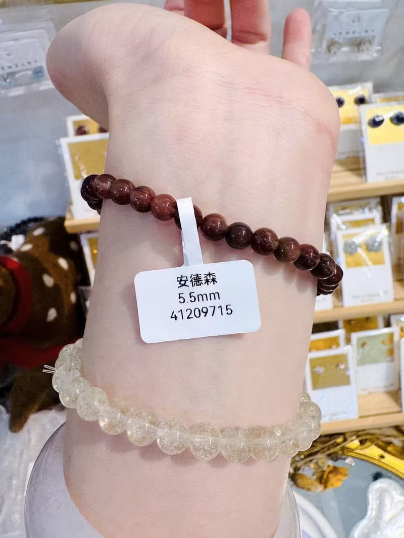 精品安德森長石水晶5.5mm大地木植色提高洞悉力開發潛能力