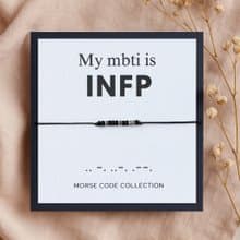 【INFP 調停者】MBTI 16型人格。摩斯密碼。手繩手環。心意禮物