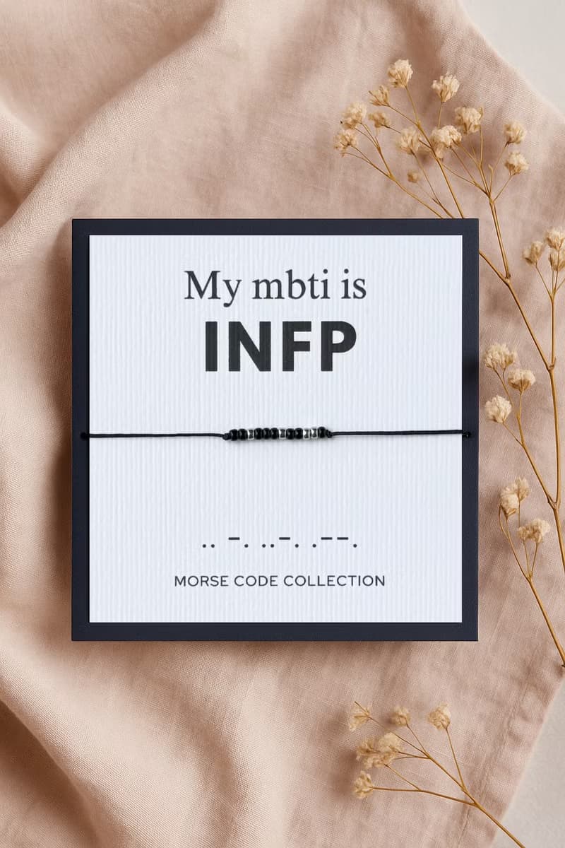 【INFP 調停者】MBTI 16型人格。摩斯密碼。手繩手環。心意禮物
