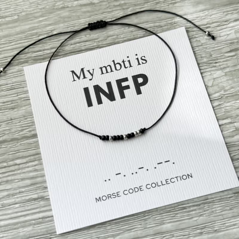 【INFP 調停者】MBTI 16型人格。摩斯密碼。手繩手環。心意禮物