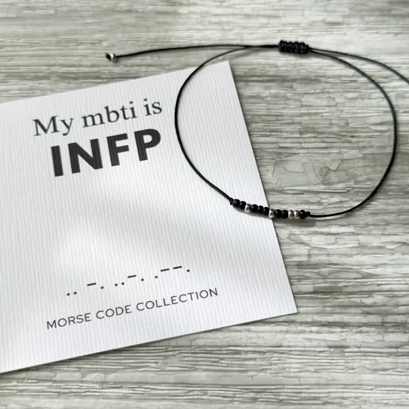 【INFP 調停者】MBTI 16型人格。摩斯密碼。手繩手環。心意禮物