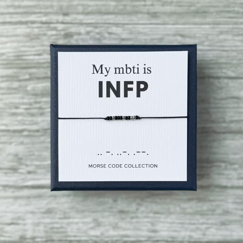 【INFP 調停者】MBTI 16型人格。摩斯密碼。手繩手環。心意禮物