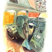 A350機長席位