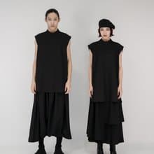MUKK DESIGN 小高領無袖上衣