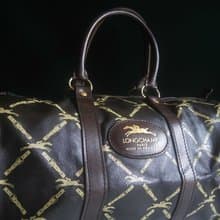 【老時光 OLD-TIME】早期二手老包法國製LONGCHAMP波士頓包