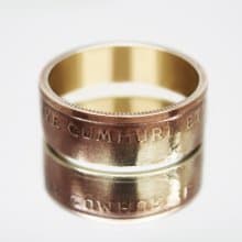 Turkey Coin Ring 100 000 lire 1999-2000 coin rings for men coin rings for women