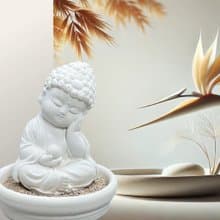 靜謐之美學 淨念吉祥小佛之靜性小盤套組  精緻台灣文創禮品
