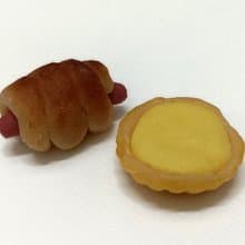 迷你腸仔包+蛋撻手工皂