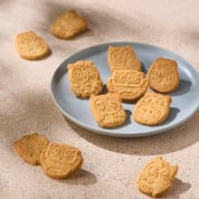 【餅乾學院】貓頭鷹造型紅茶餅乾180g BlackTea Biscuit (單片包)