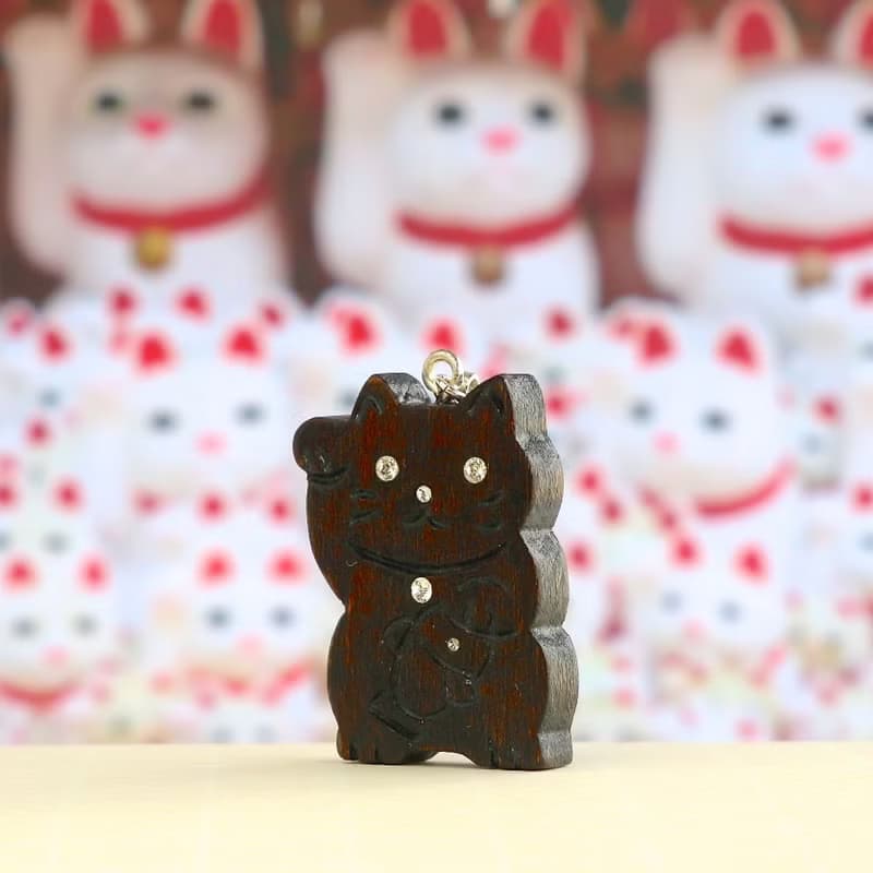 手工木製吊飾  招財貓 吊飾  禮物訂製