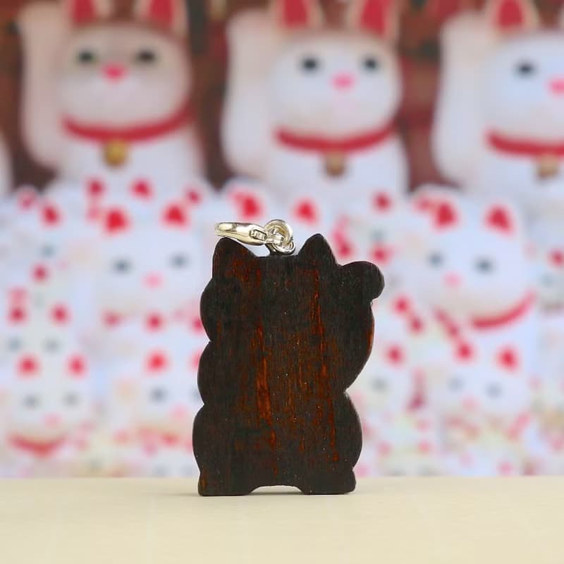 手工木製吊飾  招財貓 吊飾  禮物訂製