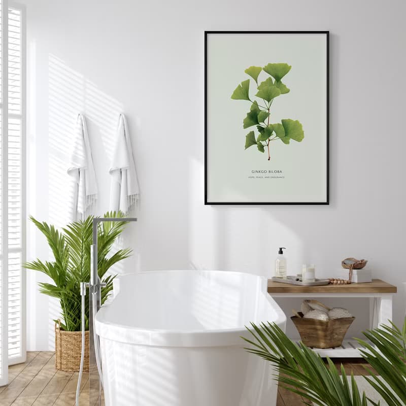 枝繁葉茂—銀杏葉/掛畫/綠植/臥室掛畫/家居/客廳佈置/日光植物