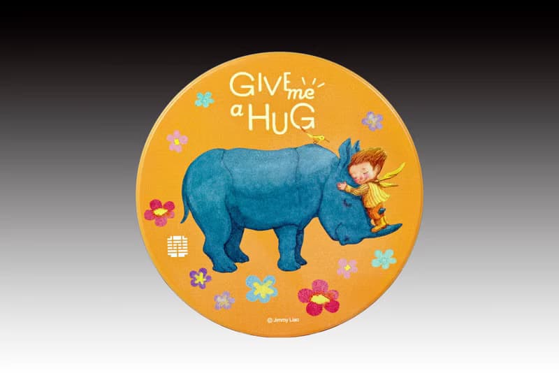 幾米 擁抱 日日馬克杯 犀牛(月黃釉)