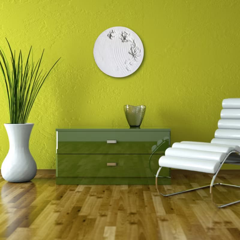 White roses 3d painting, textured wall art, minimalist floral painting