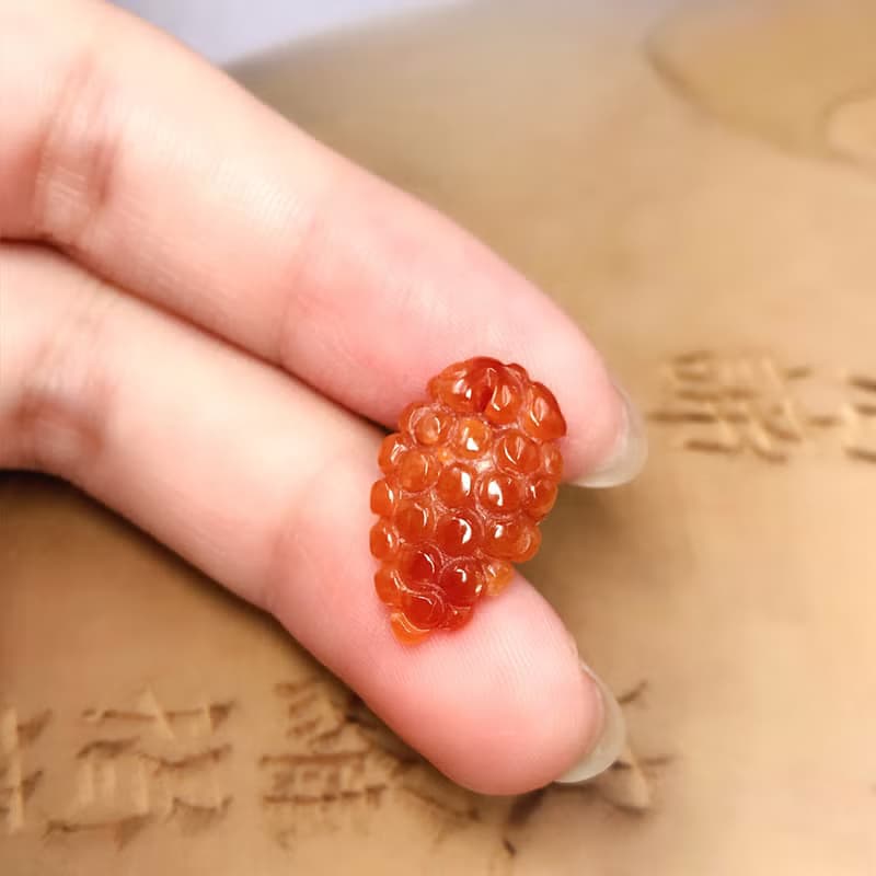 冰紅翡翠葡萄 | 天然緬甸A貨翡翠 | 送禮