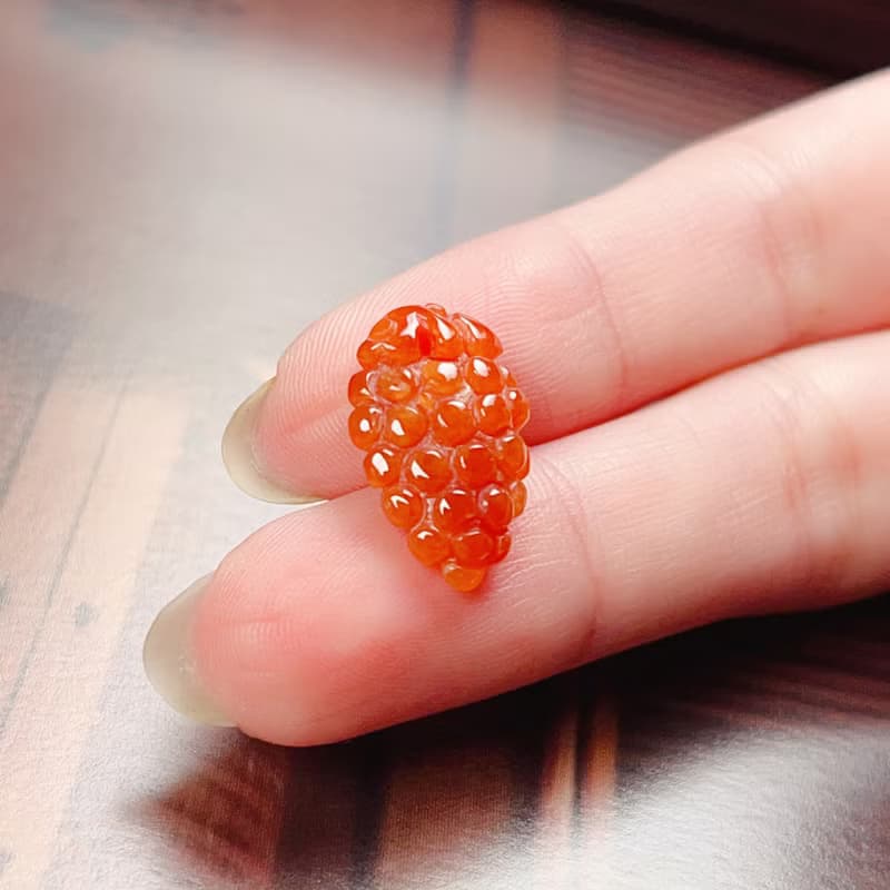 冰紅翡翠葡萄 | 天然緬甸A貨翡翠 | 送禮