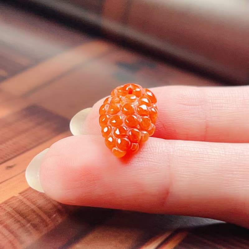 冰紅翡翠葡萄 | 天然緬甸A貨翡翠 | 送禮