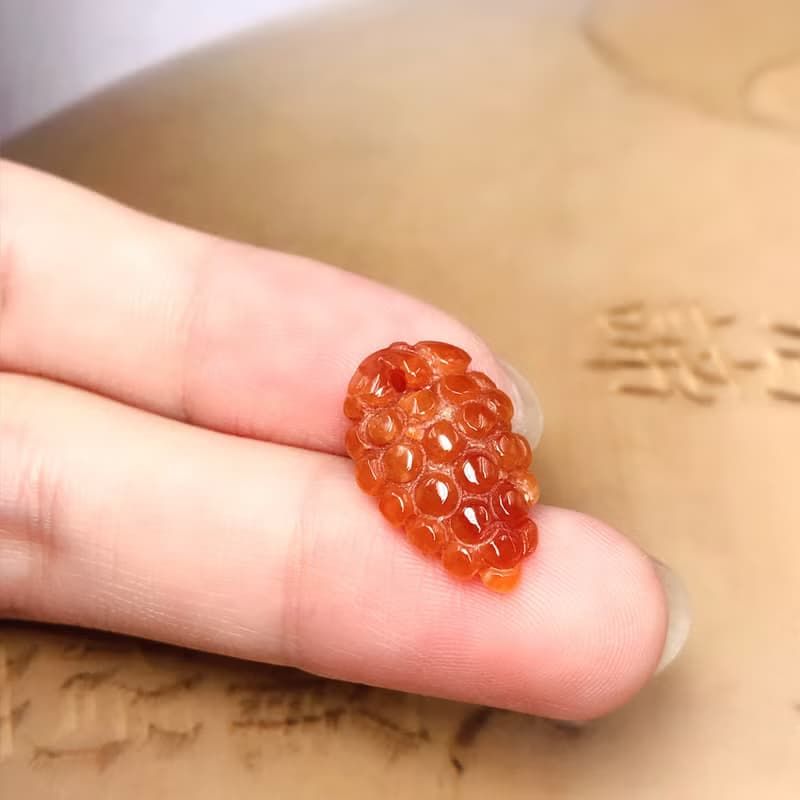冰紅翡翠葡萄 | 天然緬甸A貨翡翠 | 送禮