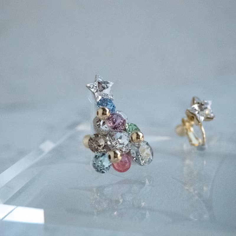 クリスマスツリーイヤーアクセサリー3点セット
