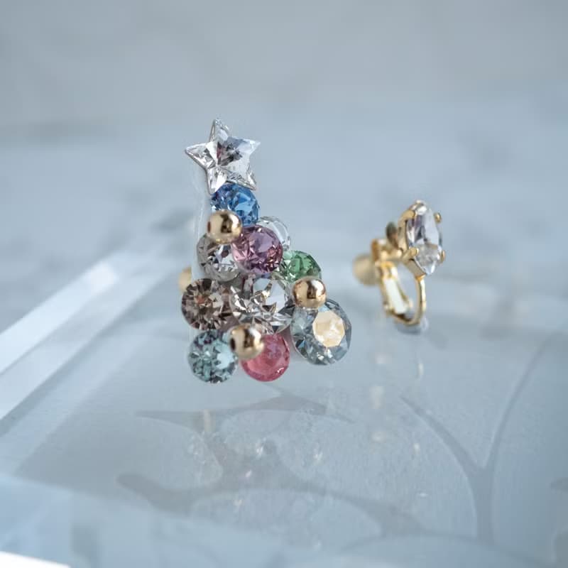 クリスマスツリーイヤーアクセサリー3点セット