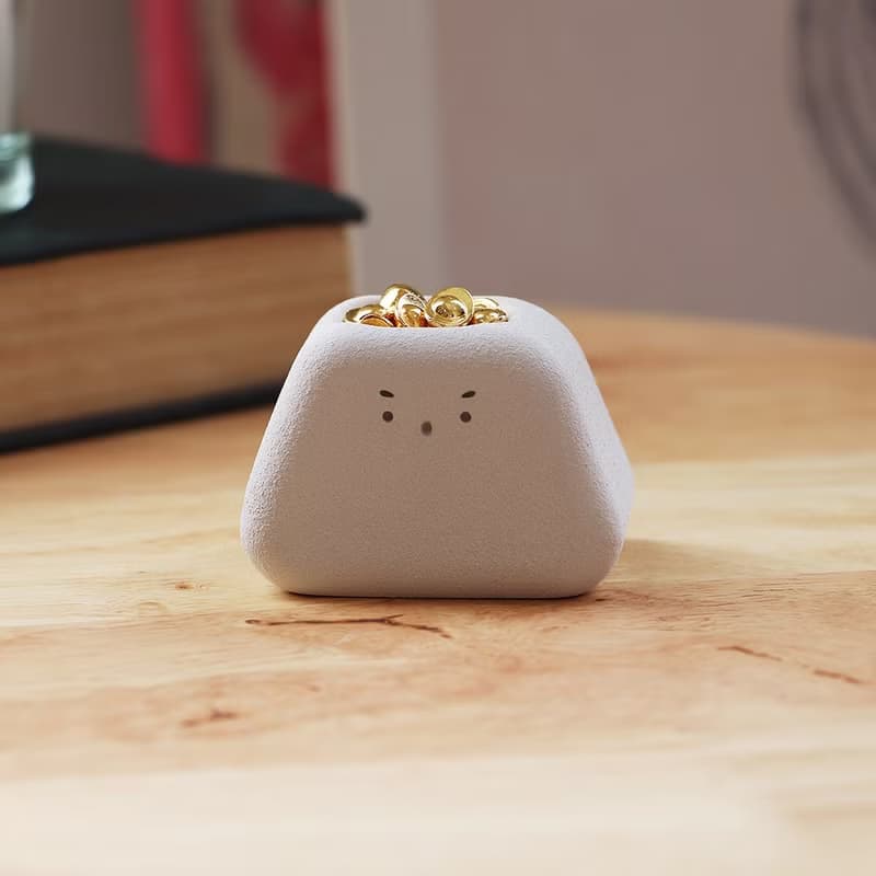 驚驚 金飯丸  I 山形 水泥器皿 含金元寶 辦公室小物 新裝上市