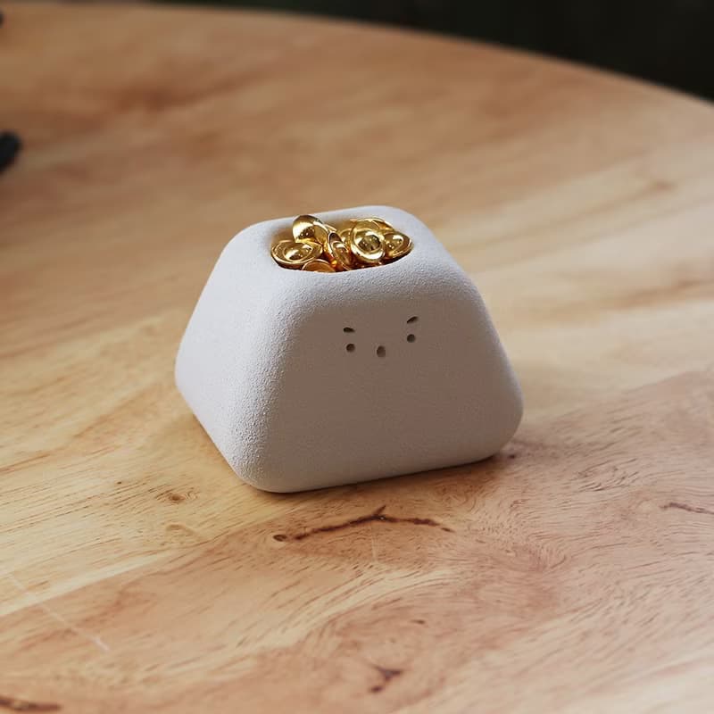驚驚 金飯丸  I 山形 水泥器皿 含金元寶 辦公室小物 新裝上市