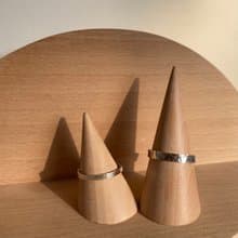 鍛敲水波 925 純銀戒