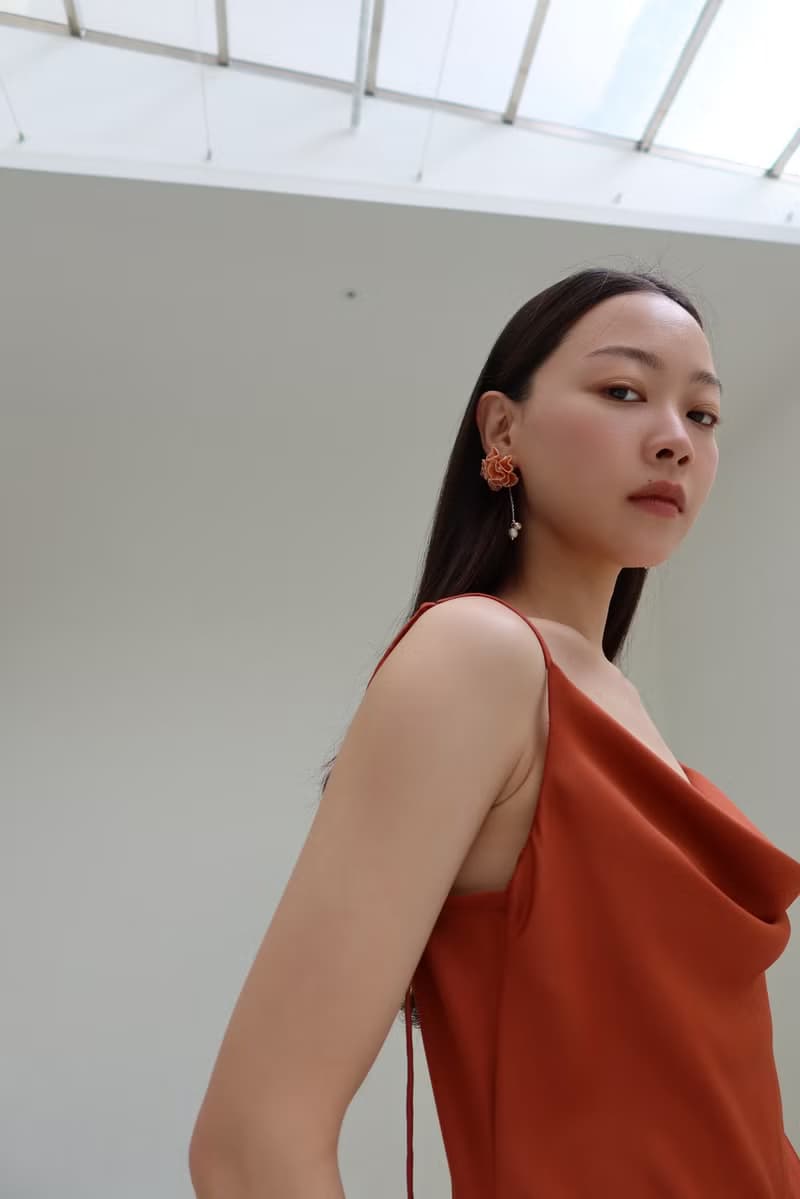 Vingtsix 維羅納粉耳環/耳夾可 樹脂 婚禮耳環 愛心飾品