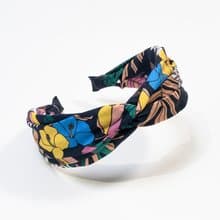 tropical flower bandana hairband handmade headband