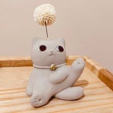 【禮物精選】貓 貓呀  腳高高 線香座 擴香石 交換禮物