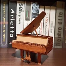 【手作DIY】小鋼琴 音樂系 可愛 木製擺飾 質感 聖誕情人節 畢業