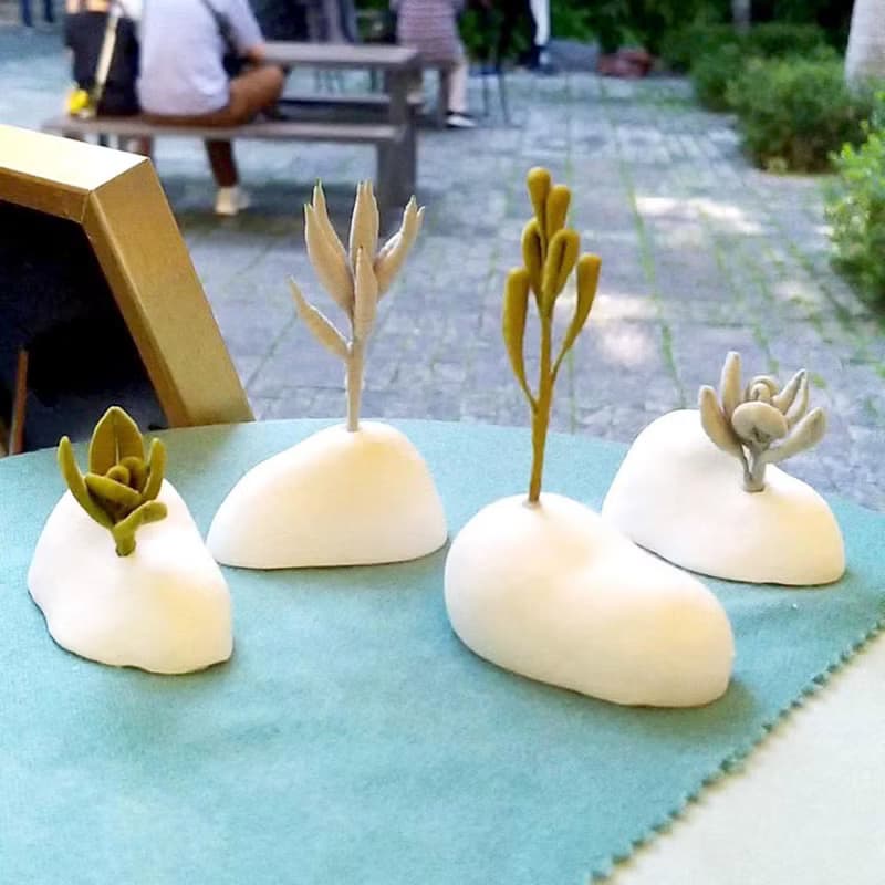 【綠洲系列   多肉植物 】纏花原創手做擴香石 工藝小品
