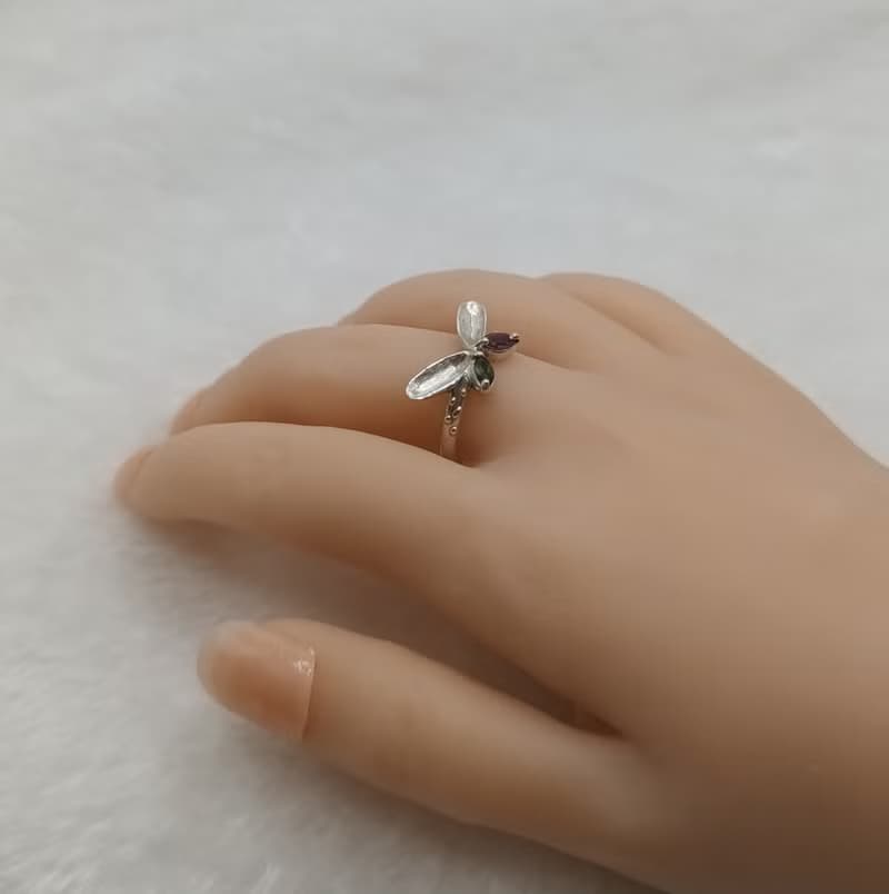 蝶々戒指 / 925純銀戒指 / 純手工製作