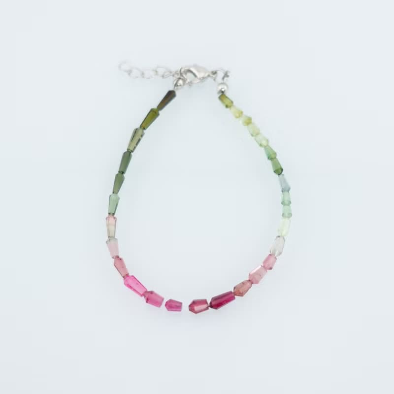 寶麗金珠寶-天然彩色碧璽手鍊