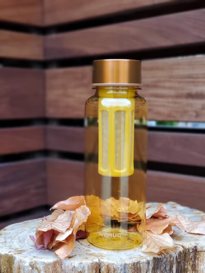 650ml 皇家金冷泡茶隨行杯壺  含濾網 高質防漏 耐熱隨身瓶