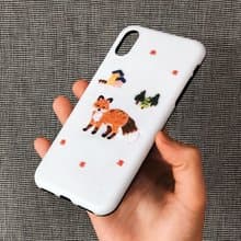 刺繡-獵戶座森林 霧面手機殼