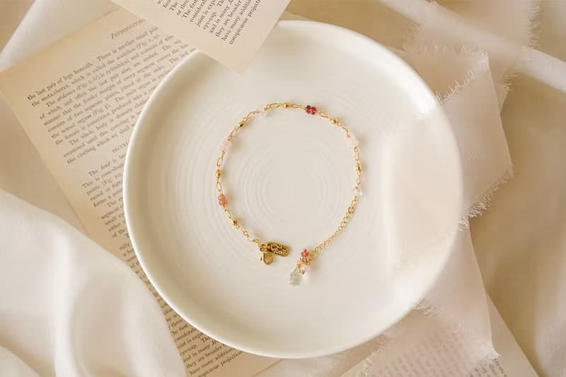 人緣 x 碧璽 白水晶 石英石 粉晶 粉 黃銅 K金【繁星點點】手鍊