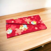 **唯一裡外同款布-櫻花系列紅包袋_可裝台幣十萬元_只給您最好的