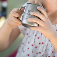 鈦金屬單層杯-220 鈦金屬馬克杯/220ml/折疊式握柄