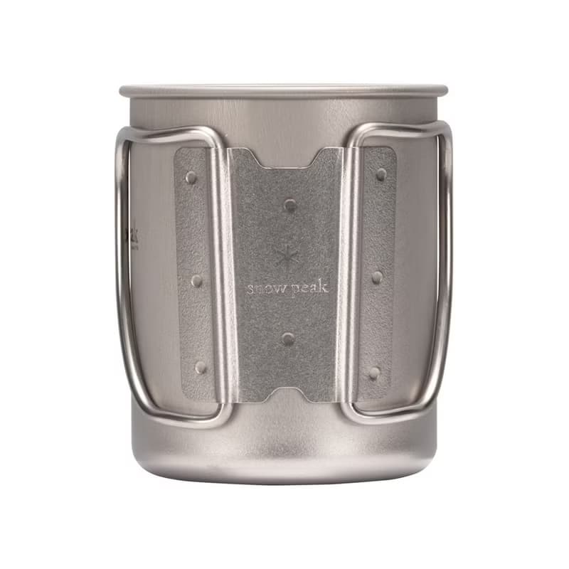 鈦金屬單層杯-220 鈦金屬馬克杯/220ml/折疊式握柄