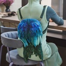 Small Winged Backpack, unusual bag made to order