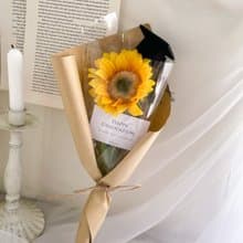 向日葵學士帽牛皮花束  乾燥花 不凋花 畢業禮物 畢業花束