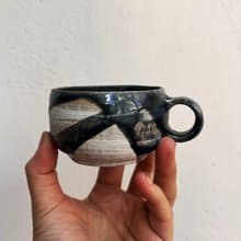 墨藍 咖啡杯 八零 | 陶器皿