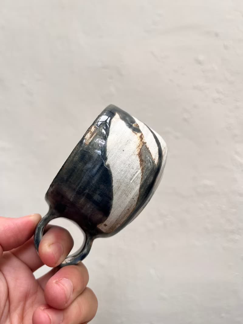 墨藍 咖啡杯 八零 | 陶器皿