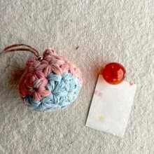 Knitting 生命之花束口御守 - 你中有我 短款