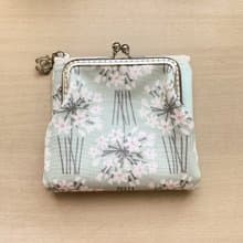 清新花束多功能口金拉鍊夾包2.0